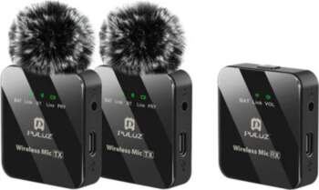 Wireless Lavalier Microphone PULUZ 2 TX