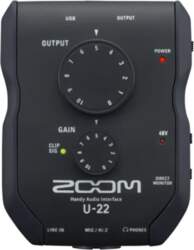 Zoom U-22 Handy Audio Interface USB