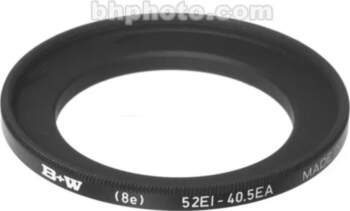 B+W Filter 8E Stepdown Ring 52