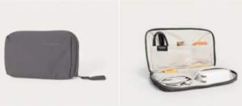 Moment Everything Mini Tech Organizer Grey