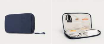 Moment Everything Mini Tech Organizer Navy