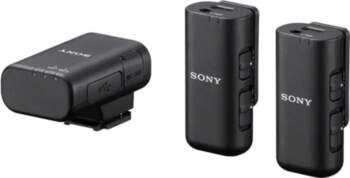 Sony wireless microphone ECM-W3 x2 +