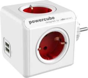 Allocacoc PowerCube Original USB Red 1203RD/DEOUPC