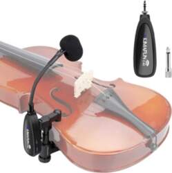Wireless Violin Microphone Kimafun KM-CX220-3