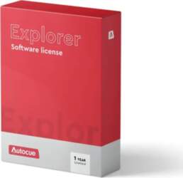 Autocue Explorer software license pack, 1-year
