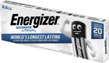 ENERGIZER Ultimate Lithium AA 10-Pack