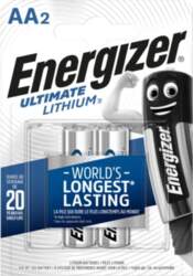 ENERGIZER Ultimate Lithium AA 2 pack