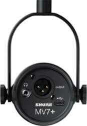Shure MV7+-K Dynamic Lecture Microphone with