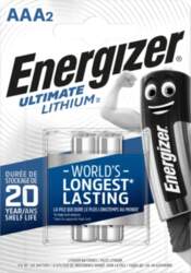 ENERGIZER Ultimate Lithium AAA 2 pack