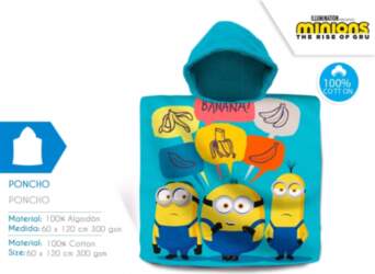 K-KIDS MINIONS Pončo