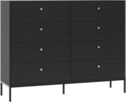 INTERMEBLE Intermu KOM 8S Kumode,Black