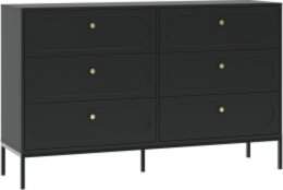 INTERMEBLE Intermu KOM 6S Kumode,Black