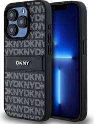 DKNY Leather Mono Stripe & Metal