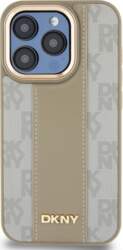 DKNY PU Leather Checkered Pattern Magsafe