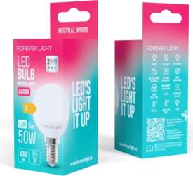 FOREVER LIGHT LED Bulb E14 G45