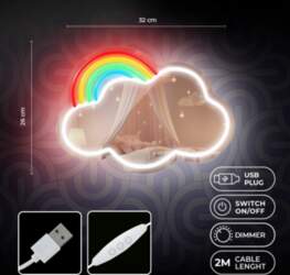 FOREVER LIGHT Neon MIRROR LED CLOUD
