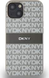 DKNY PU Leather Repeat Pattern Tonal
