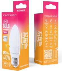 FOREVER LIGHT   LED Bulb E27 C37