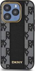 DKNY PU Leather Checkered Pattern Magsafe