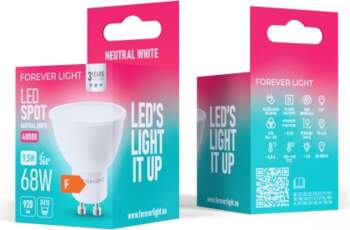 FOREVER LIGHT   LED Bulb GU10 9