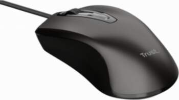 TRUST Datorpele   Wired Optical Mouse Black