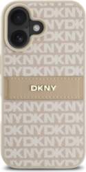 DKNY PU Leather Repeat Pattern Tonal