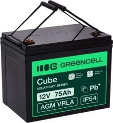 GREEN CELL CUBE AGM IP54 12V