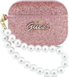 GUESS Case Glitter Pearl Strap for