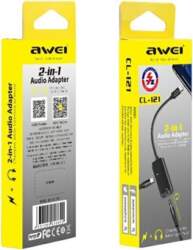 AWEI   Adapter CL-121 Lightning-Lightning| Jack 3