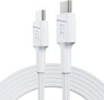 GREEN CELL Cable White USB-C Type