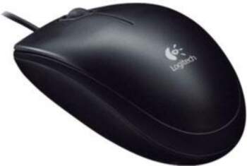 Pele datora B100 USB balta Logitech