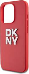 DKNY PU Leather Stack Logo Wrist