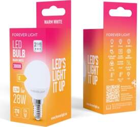 FOREVER LIGHT LED Bulb E14 G45