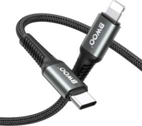 BWOO   Braided Cable USB-C - Lightning