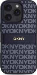 DKNY PU Leather Repeat Pattern Tonal