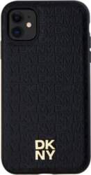DKNY PU Leather Repeat Pattern Stack