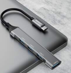 DUDAO HUB 4in1 USB-C - 4x