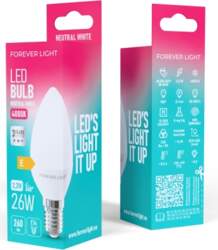 FOREVER LIGHT   LED Bulb E14 C37