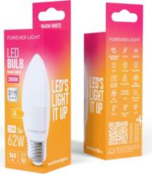 FOREVER LIGHT LED Bulb E27 C37