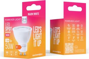 FOREVER LIGHT   LED Bulb GU10 38°