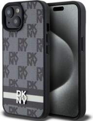 DKNY Leather Checkered Mono Pattern &