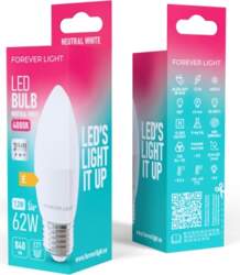 FOREVER LIGHT LED Bulb E27 C37