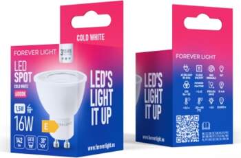 FOREVER LIGHT LED Bulb GU10 38°