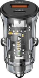 USAMS Ład. sam. 1xUSB+1xUSB-C C32 30W