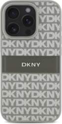 DKNY PU Leather Repeat Pattern Tonal