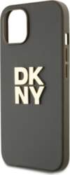 DKNY PU Leather Stack Logo Wrist