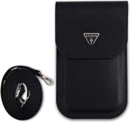 GUESS PU Grained Triangle Logo Phone