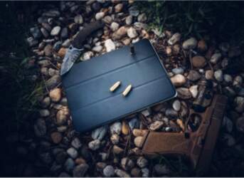 TACTICAL Book Tri Fold Case for