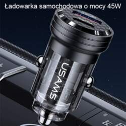 USAMS Ład. sam. C35 USB+USB-C 45W