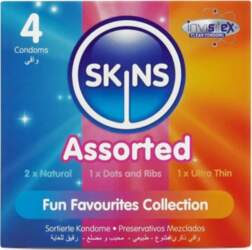 Prezervatīvu komplekts SKINS Assorted Premium Condoms